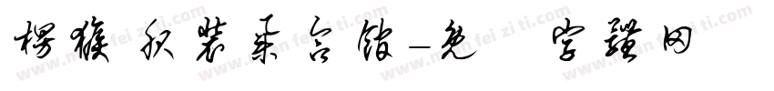 楞猴 服装集合馆字体转换